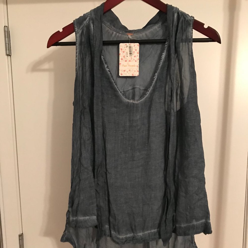 Free People Tie-front Top NWT Size Small